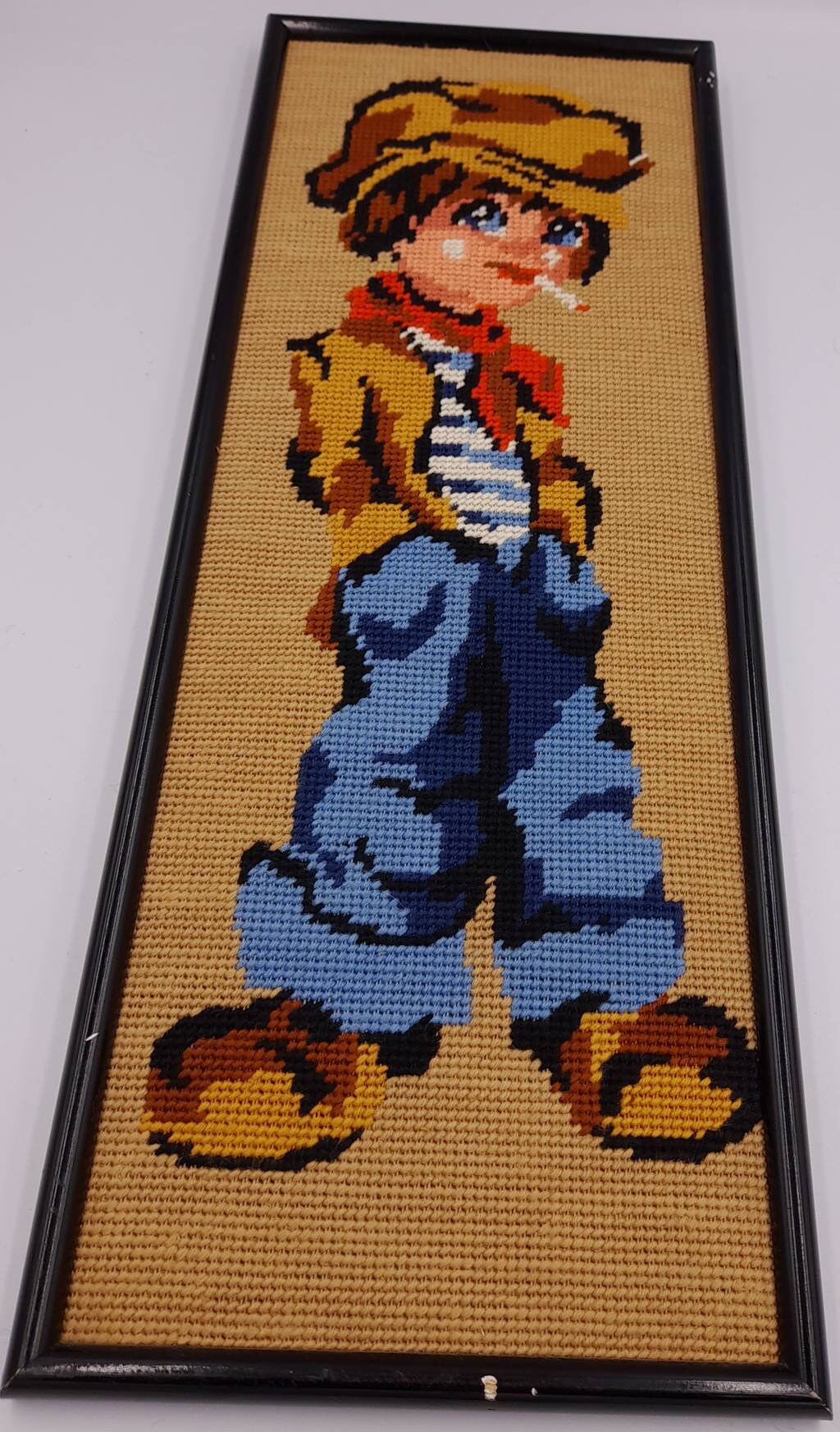 Canevas Encadré Style Poulbot .gavroche