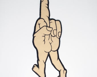 Middle Finger Backpatch