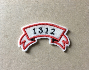 1312 Sew On embroidered Patch