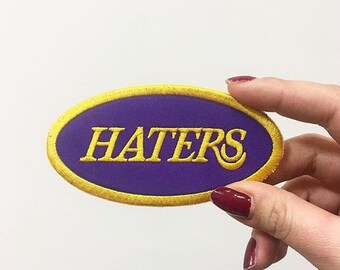 Haters Sew On Patch