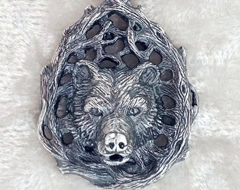 925 Silver Bear Pendant: Capture the Spirit of the Wild with This Unique Accessory!