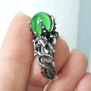 Anello in argento marino: il regalo perfetto per lei - Amore ispirato all'oceano - Perfetto per gli amanti dell'oceano! La magia della fauna marina in un anello: la vita marina!
