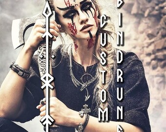 Authority - Your Personalized Leadership Bindrune: Custom Elder Futhark Talisman. Personalized Runic Talisman. Elder Futhark Tattoo