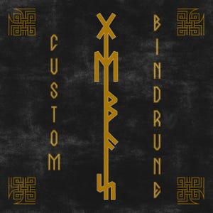 Personalized Runic Talisman - Digital Bindrune for Prosperity and Inner Peace