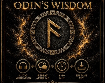 Ansuz Rune Galdr | Viking Meditation Audio | Odin Wisdom Chant | Ericksonian Hypnosis | Runic Manifestation | MP3 Download
