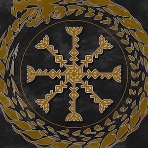 Custom Norse bindrune - digital art for travel safety, crafted to protect journeys with 20 years of runic mastery. For any name!