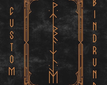 Elder Futhark Bindrune - Personalized Digital Bindrune for Harmony. Norse Rune Tattoo Art - Custom Bindrune Art.