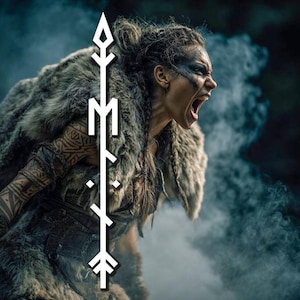 Beanspruche Autorität! Personalisierter Futhark Bindrune Talisman für Führung & Erfolg Altnordisches Wikinger Runen Amulett Personalisiertes Power Geschenk.