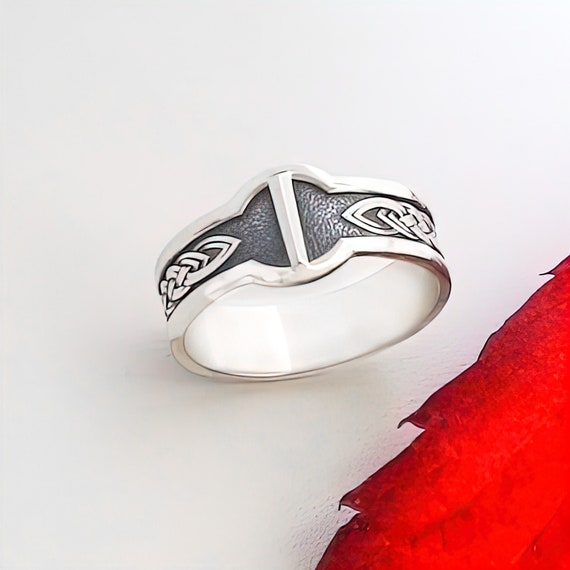 Isa Rune | Rings | Asatru | Nordic | Runes And Meanings | Rune Ring | Runes | Vikings | Rune Jewelry | Elder Futhark Runes Ring  | Viking