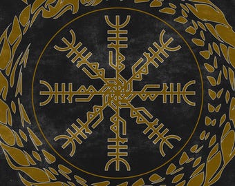Custom Norse Bindrune Tattoo - Personalized Digital Art for Growth & Renewal. Personalized Runic Talisman - Digital Design for New Beginning