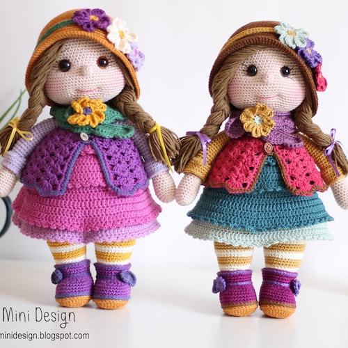Newborn Prop Crochet Crochet Doll Handmade Crochet Amigurumi Toy Doll MADE TO ORDER Amigurumi Doll