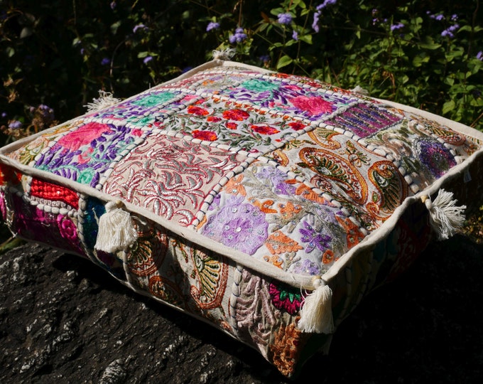 Hippie Decor SET Floor Seating Area Boho Canopy With Decorative ...