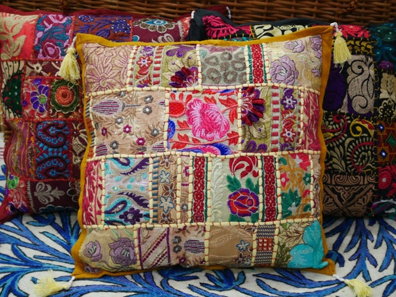 patchwork pillow cases