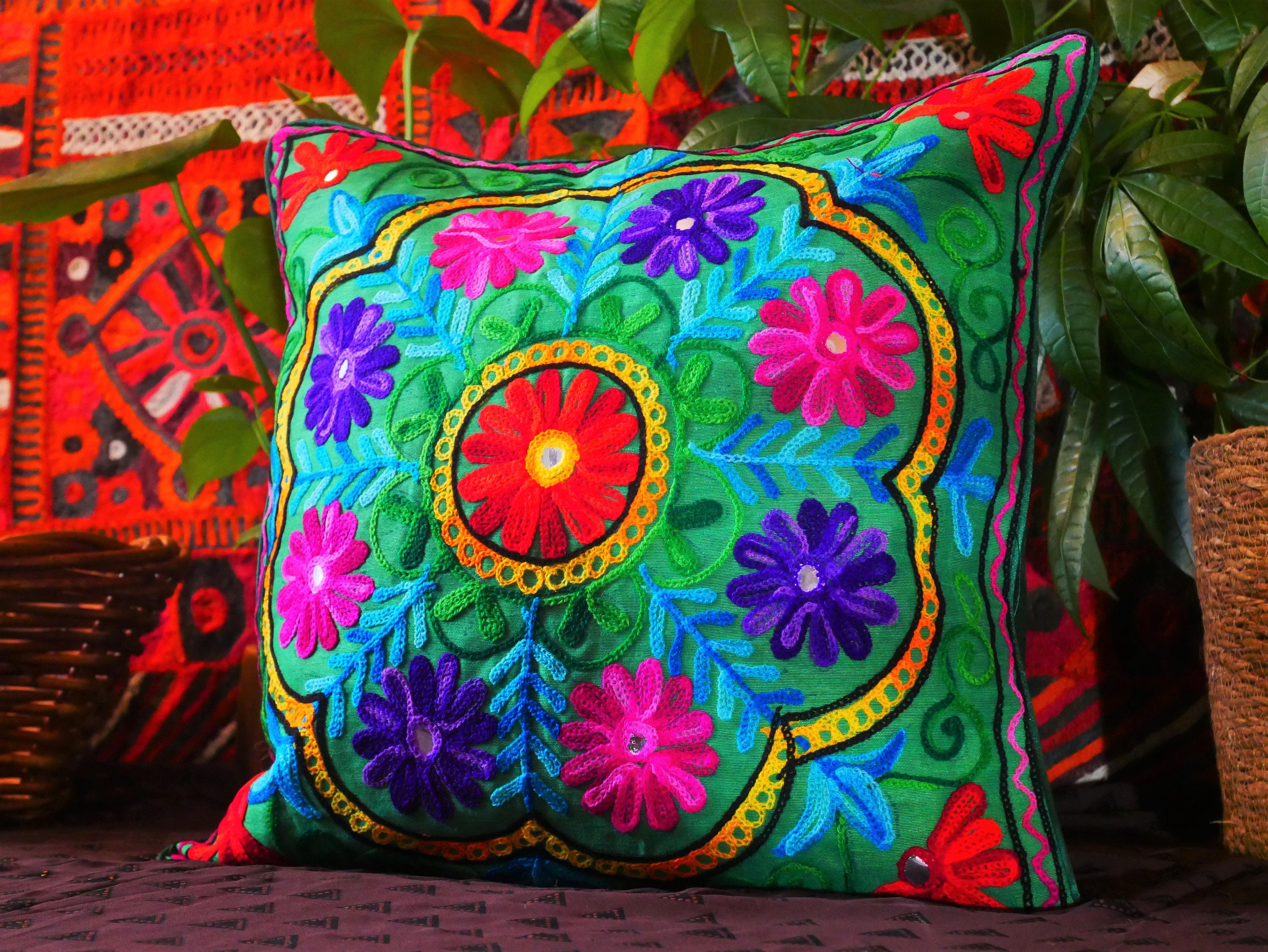 Boho Geometric Pillow - NewSouth Event Rentals