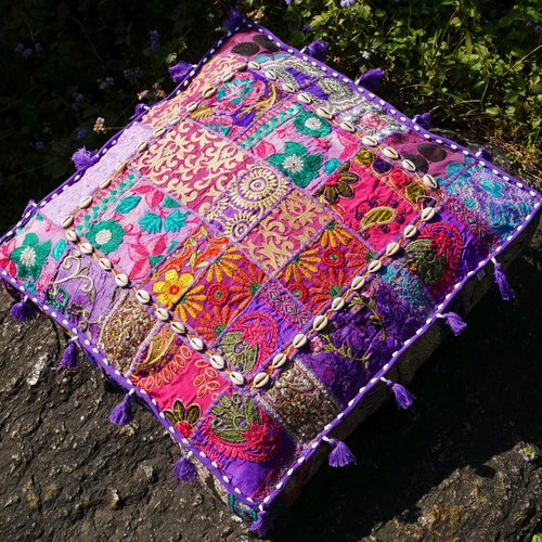 Large Hippie Mandala Floor Pillow Cover Cushion Cover Pouf Etsy