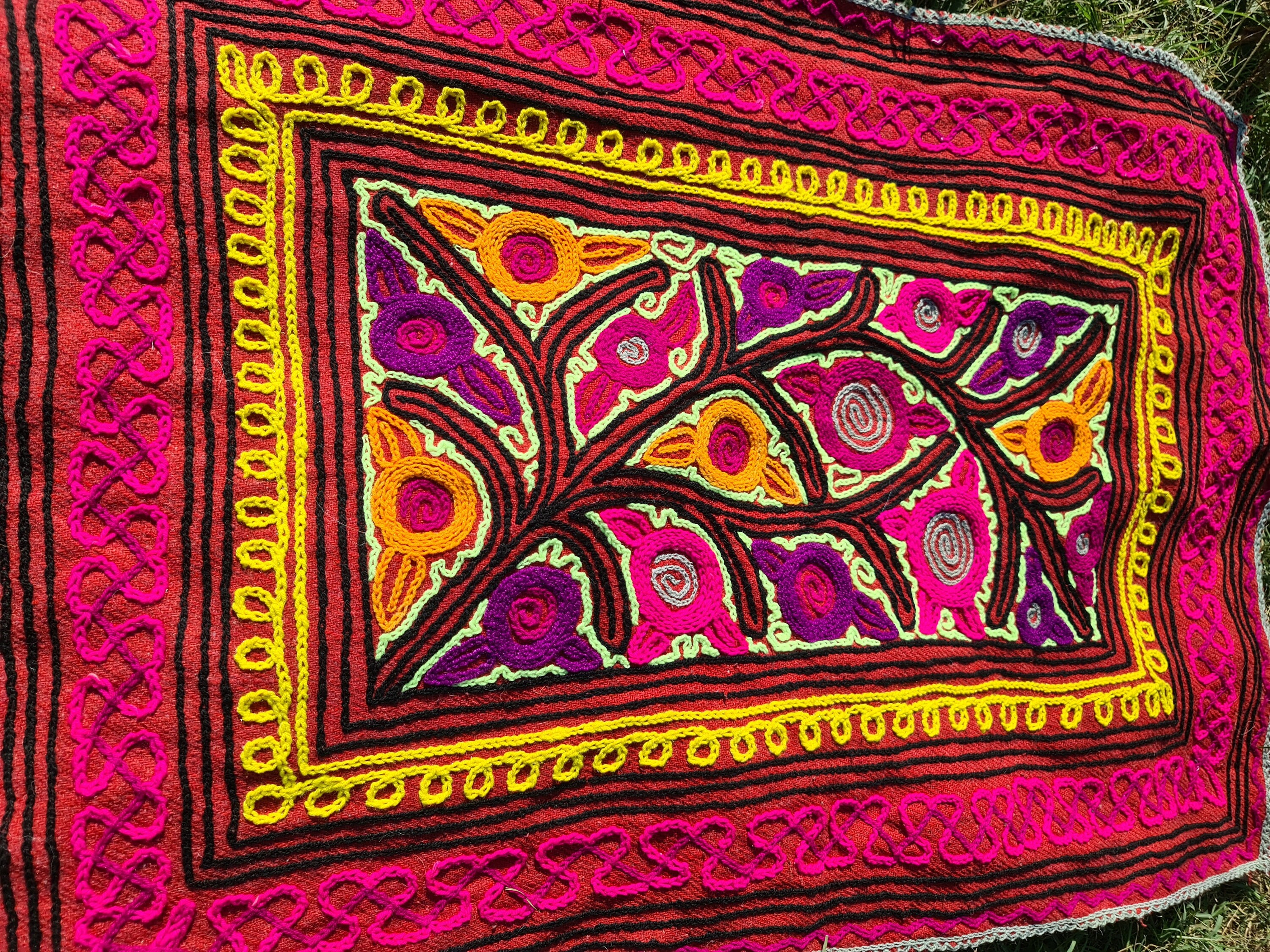 Boho Wall Tapestry Vintage gabba 4x7 Kashmiri Etsy