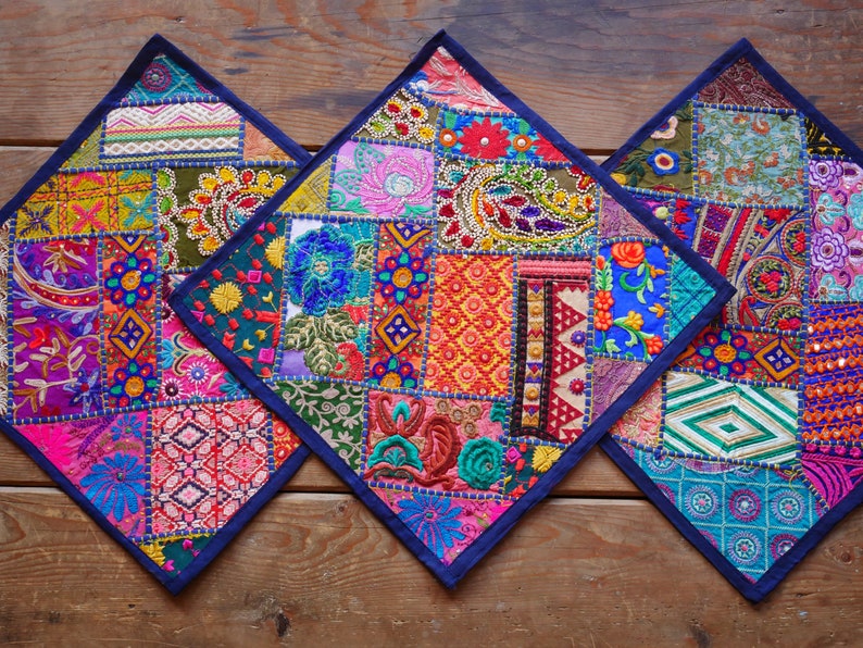 Indian Pillow Cover Boho Throw Pillows Hippie Decor Funky Etsy