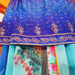 Saree Canopy boho hanging tent Shanti bed canopy bohemian wedding backdrop meditation space floor seating area hippie glamping image 9