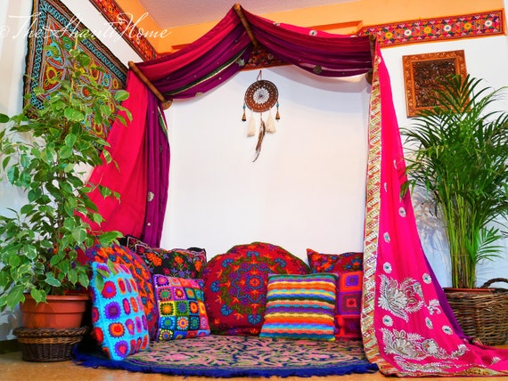 Moroccan sale bed canopy