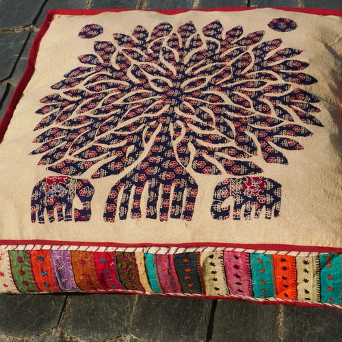 Large Hippie Mandala Floor Pillow Cover Cushion Cover Pouf Etsy