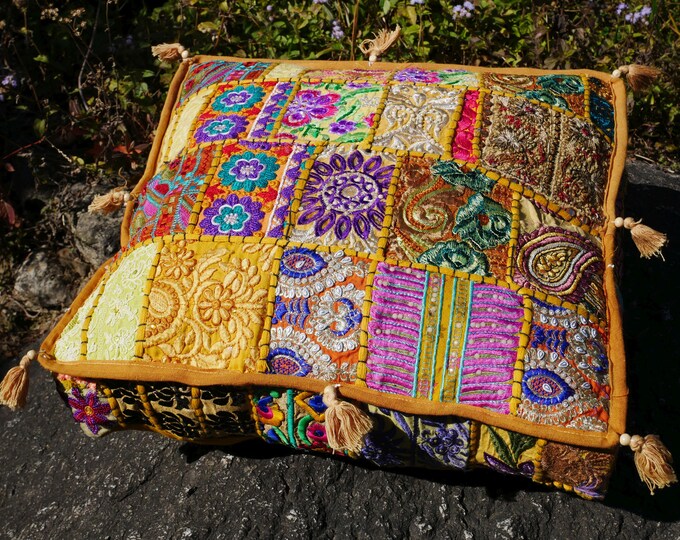 Hippie Decor SET Floor Seating Area Boho Canopy With Decorative ...