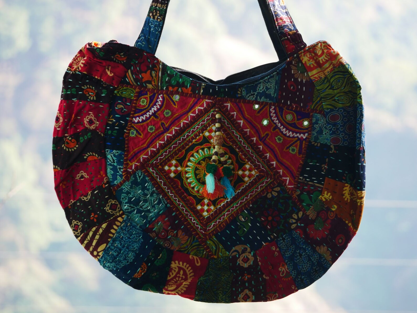 Hippie hobo bag handmade boho shoulder bag large hobo bag Etsy