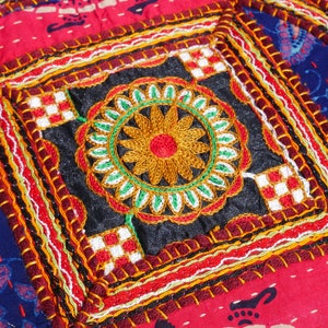 Mandala Sitzkissenbezug Meditationskissen indischessitzkissen, boho chic, hippie Sitzsack für Bodensitzecke kunterbuntes Bodenkissen Bild 4