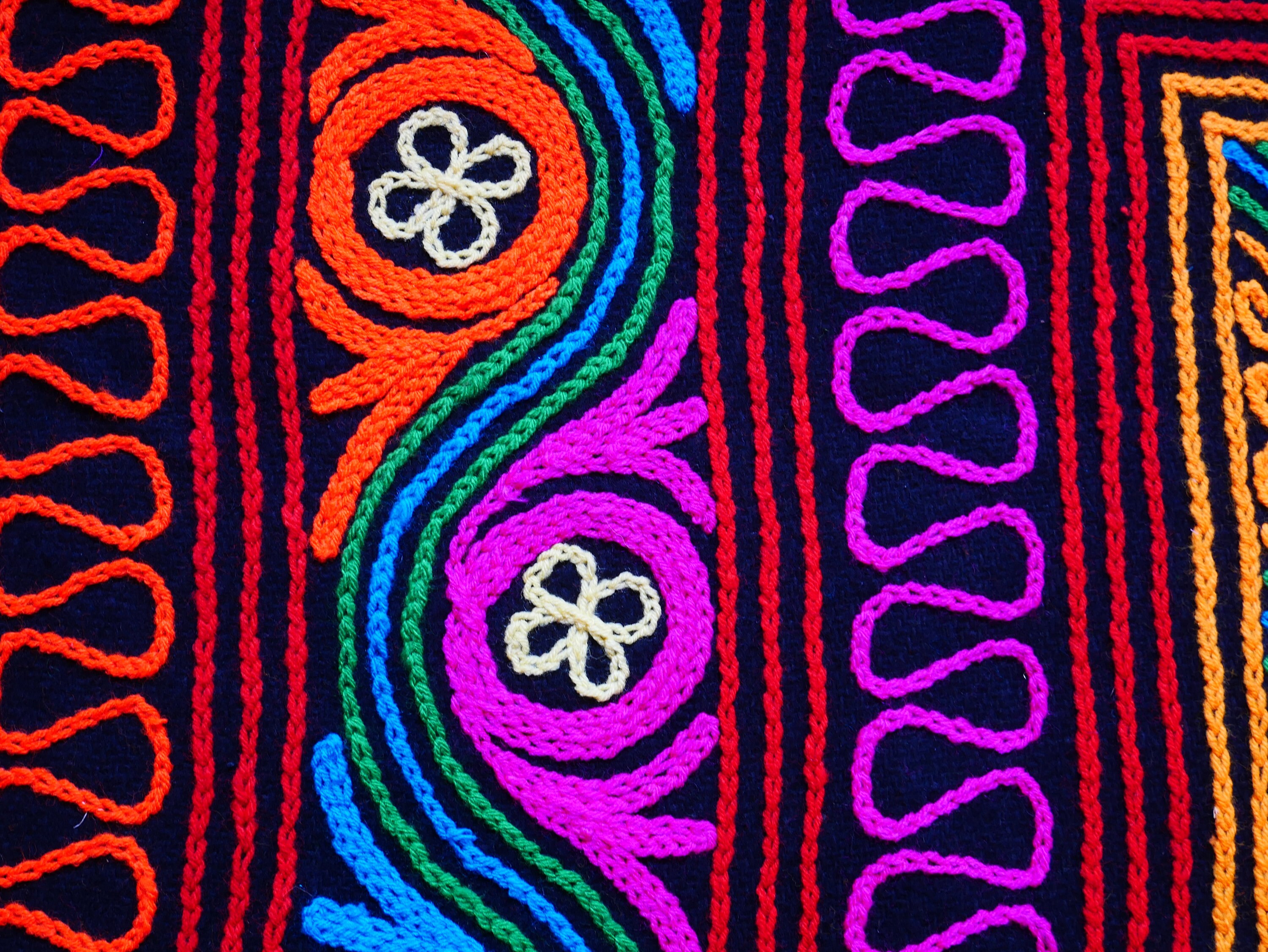 Boho Bed Throw Handmade Kashmiri gabba 6x9 Wool Etsy