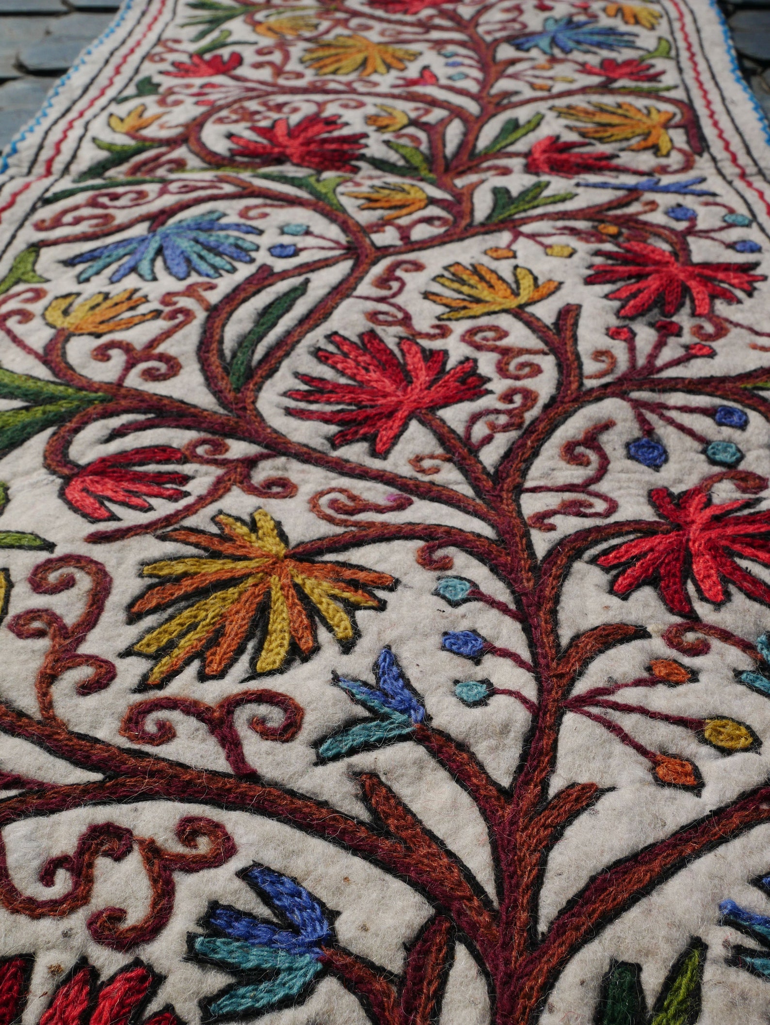 Indian Runner Rug Floor Runner | Kashmiri