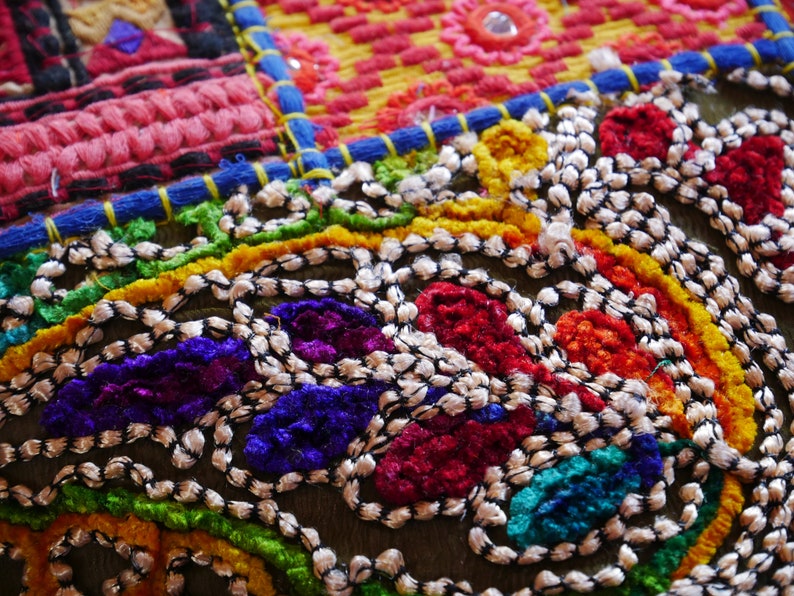 Indian Pillow Cover Boho Throw Pillows Hippie Decor Funky Etsy