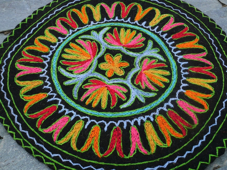 Floor Seating Pad Meditation Cushion Floor Pillow Felted Etsy