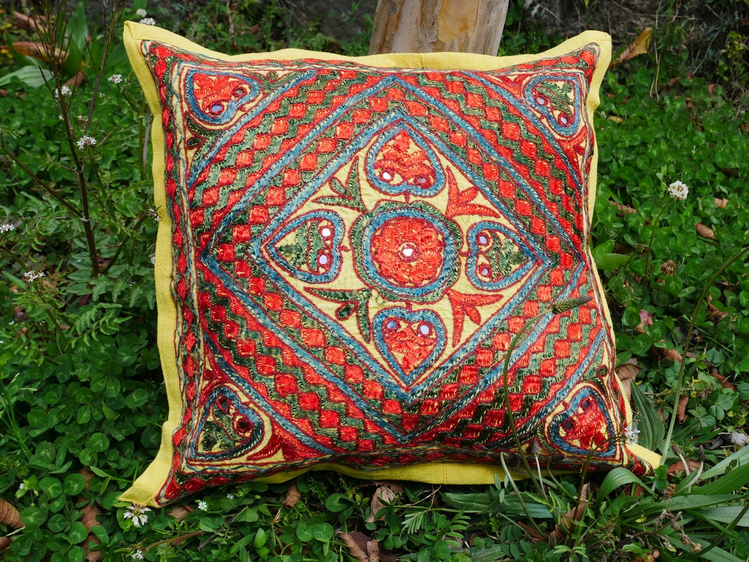 Bohemian Pillow Indian Throw Pillow Cover Hippie Decorative Cushion