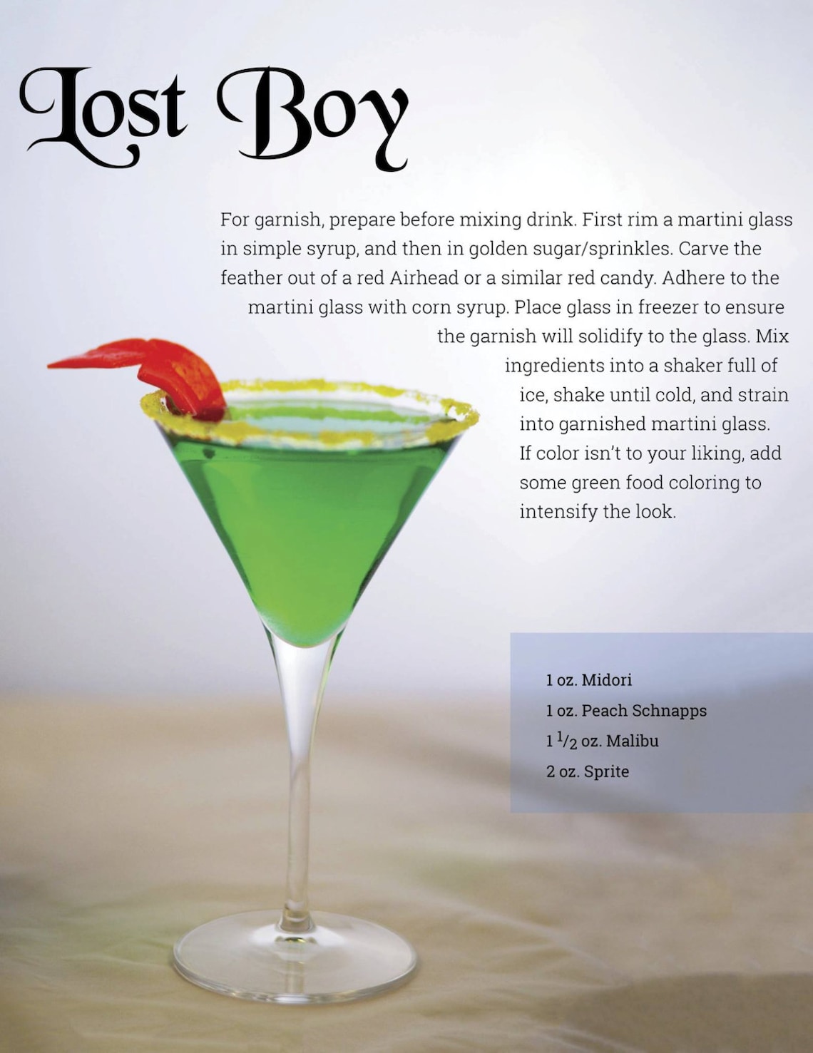 Fairy Tale Cocktails. Etsy
