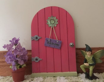Miniature Fairy Door, Miniature Fairy, Miniature Potted Plant, Miniature Fairy Door Kit, Fairy Door Kit