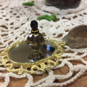 Miniature Perfume Bottle, Dollhouse Miniature, Miniature Liquor Bottle, Dollhouse Accessories, Miniatures, Handmade