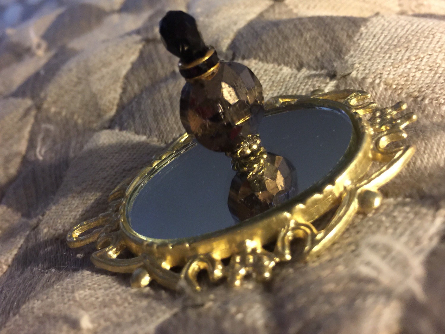 Miniature Perfume Bottle, Dollhouse Miniature, Miniature Liquor