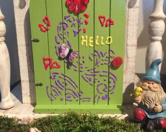 Miniature Fairy Door, Spring Collection Fairy Door, Gnome Door, Miniature Door, Garden Door