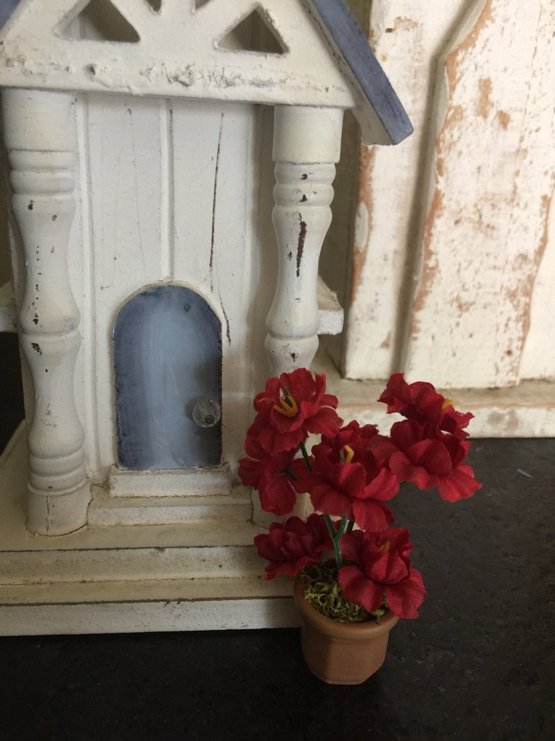 Miniature Flowers, Miniature Potted Plants, Miniature House Plants, Miniature Fairy Garden Plants, Miniature Dollhouse Plants, Dollhouse Bild 1