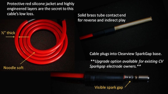 Cable only Upgrade only for BIG RED Body Contact  (only if you already own a CleqrView electrode)