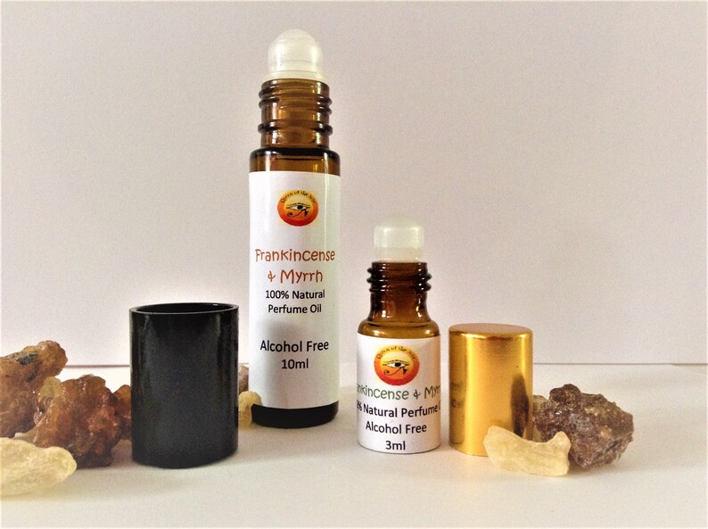 Frankincense and Myrrh Roll on Perfume Oil Natural No Etsy