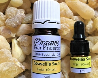 Boswellia Sacra oil Oman - Organic Hojari/Frankincense oil -  1ml/5ml  - internal/external use