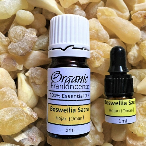 Boswellia Sacra oil Oman - Bio Hojari/Frankincense oil - 1ml/5ml - innerliche/äußerliche Anwendung