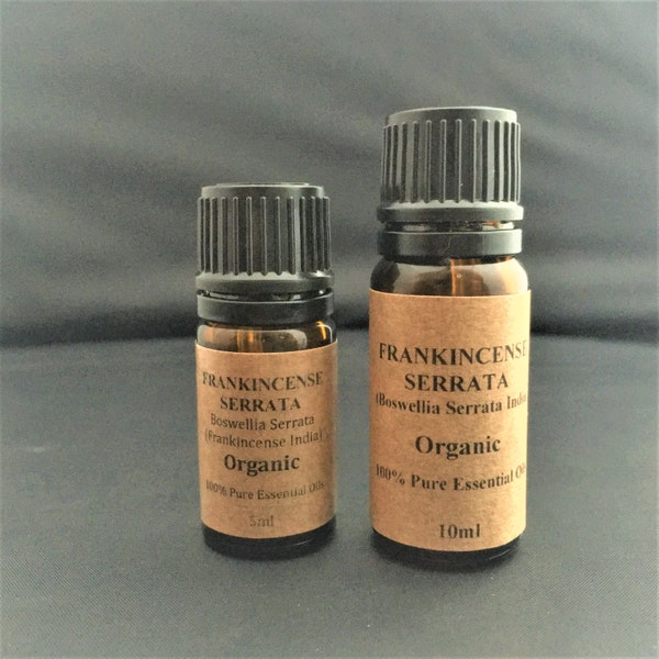 Boswellia serrata Frankincense Essential Oil, organic frankincense essential oil - aromatherapy diffuser oil - frankincense oil 5 10ml