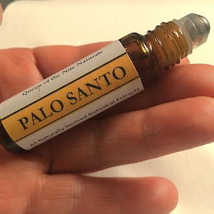 Palo Santo Oil rollerball-alcohol free -heavenly extract of palo santo heartwood-3ml 10ml 30ml refill