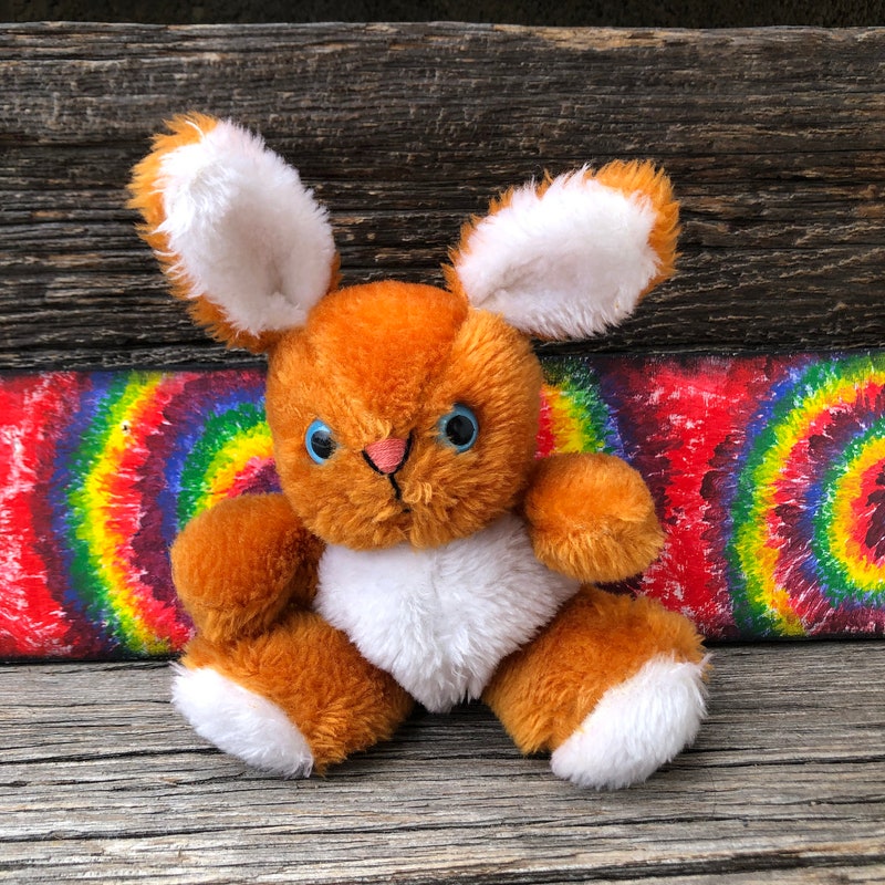 1970s Stuffed Rabbit - Etsy