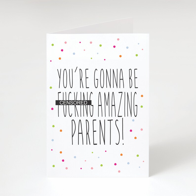 PRINTABLE Congratulations Congratulations New Baby Funny Pregnancy Card Parents To Be Card Funny Expecting Card Funny New Baby Card