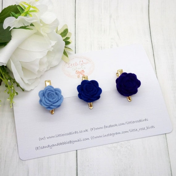 baby christening hair clips