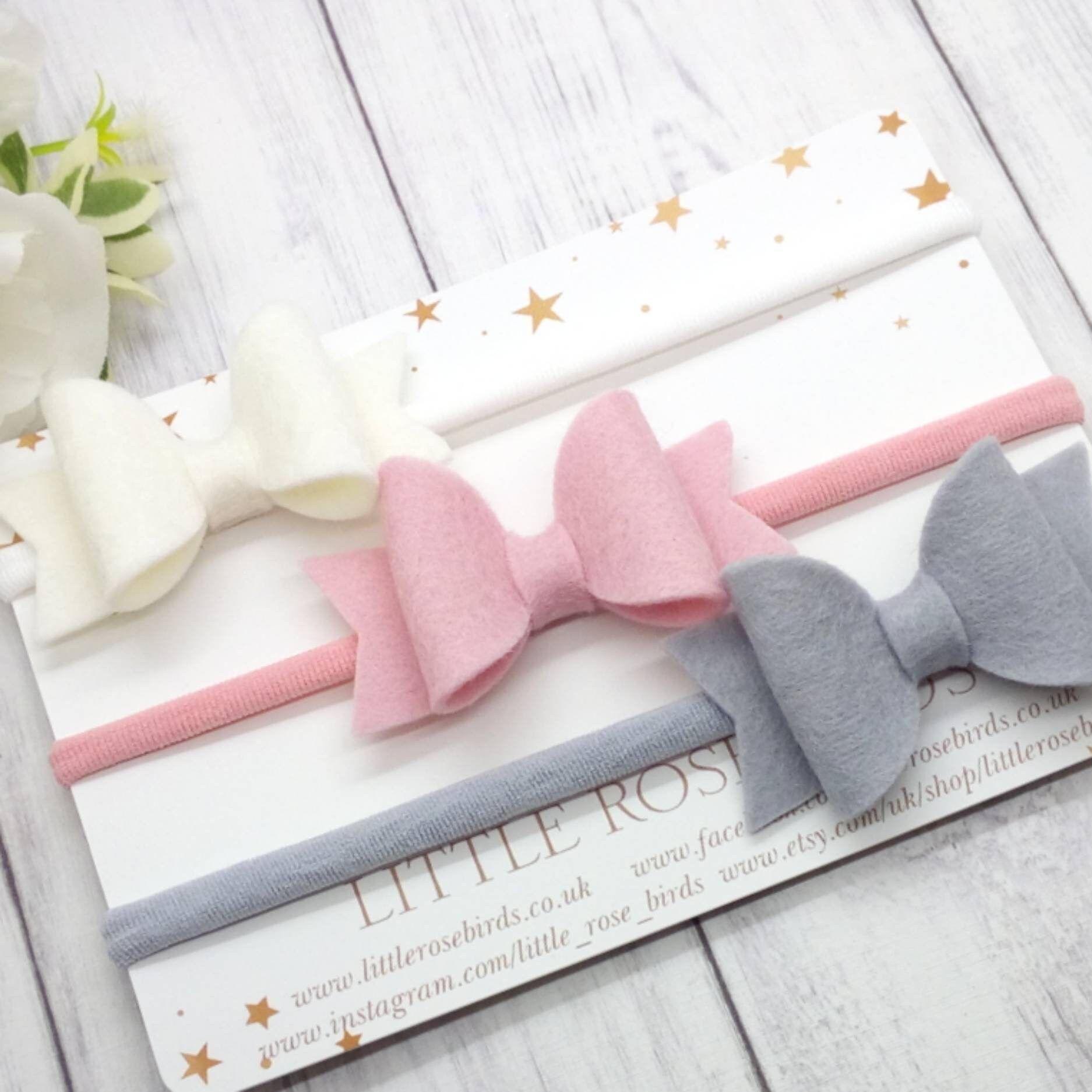 Hair Bow Set - Etsy UK Hair Bow Set - Etsy UK