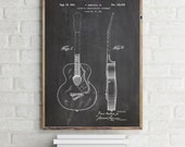 Guitar Patent Canvas painting,Guitar Patent Poster, Rancher Guitar, Gretsch Guitar, Gretsch Rancher,Guitar Patent,Musician Art Gift