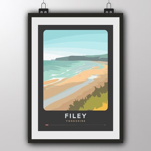 Filey - Yorkshire - Kunstdruck von Tiv